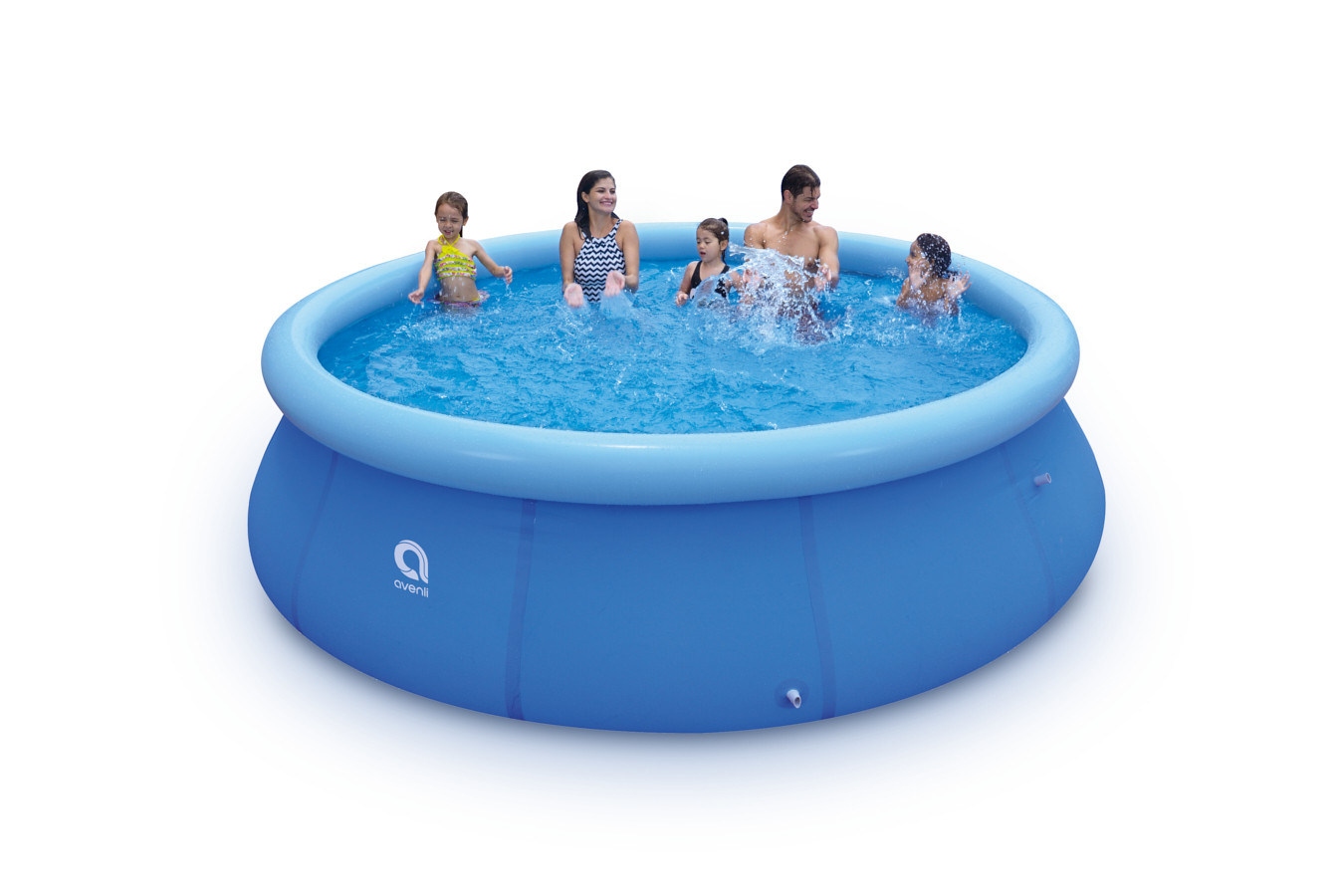 Rond opblaasbaar zwembad van 4 meter
