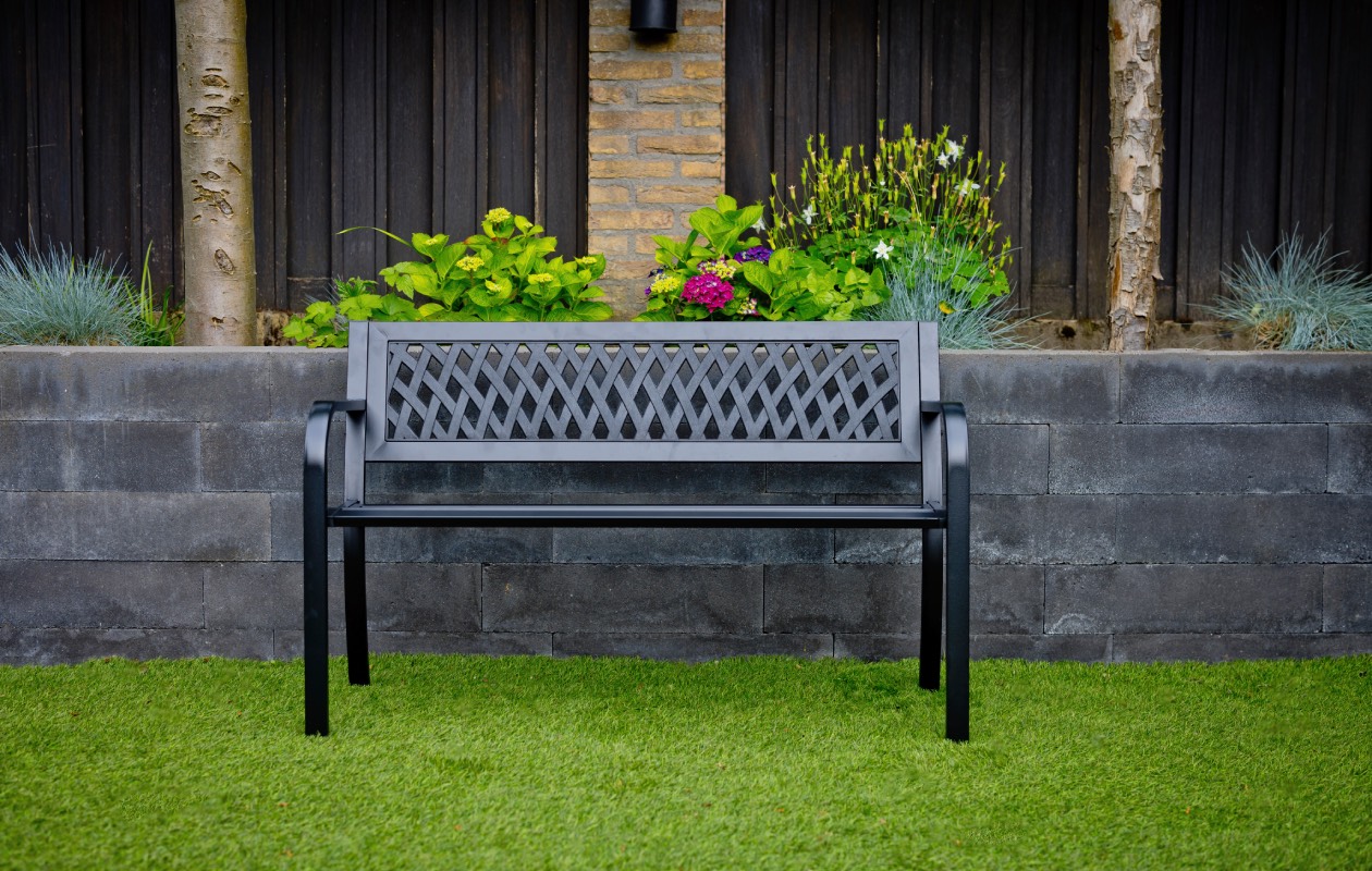 Nexxt - Stalen Tuinbankje