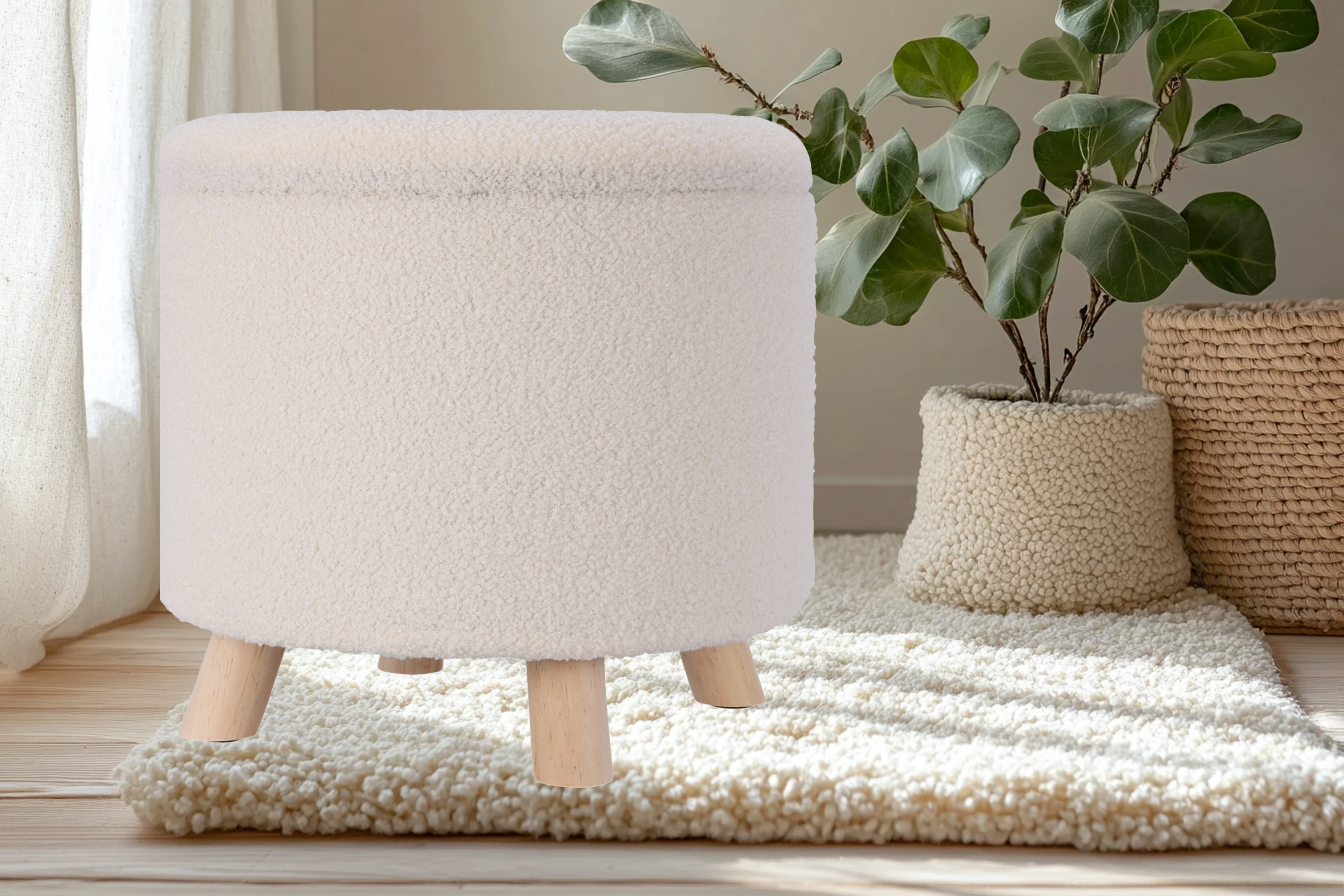 Opbergkruk Teddy - Wit