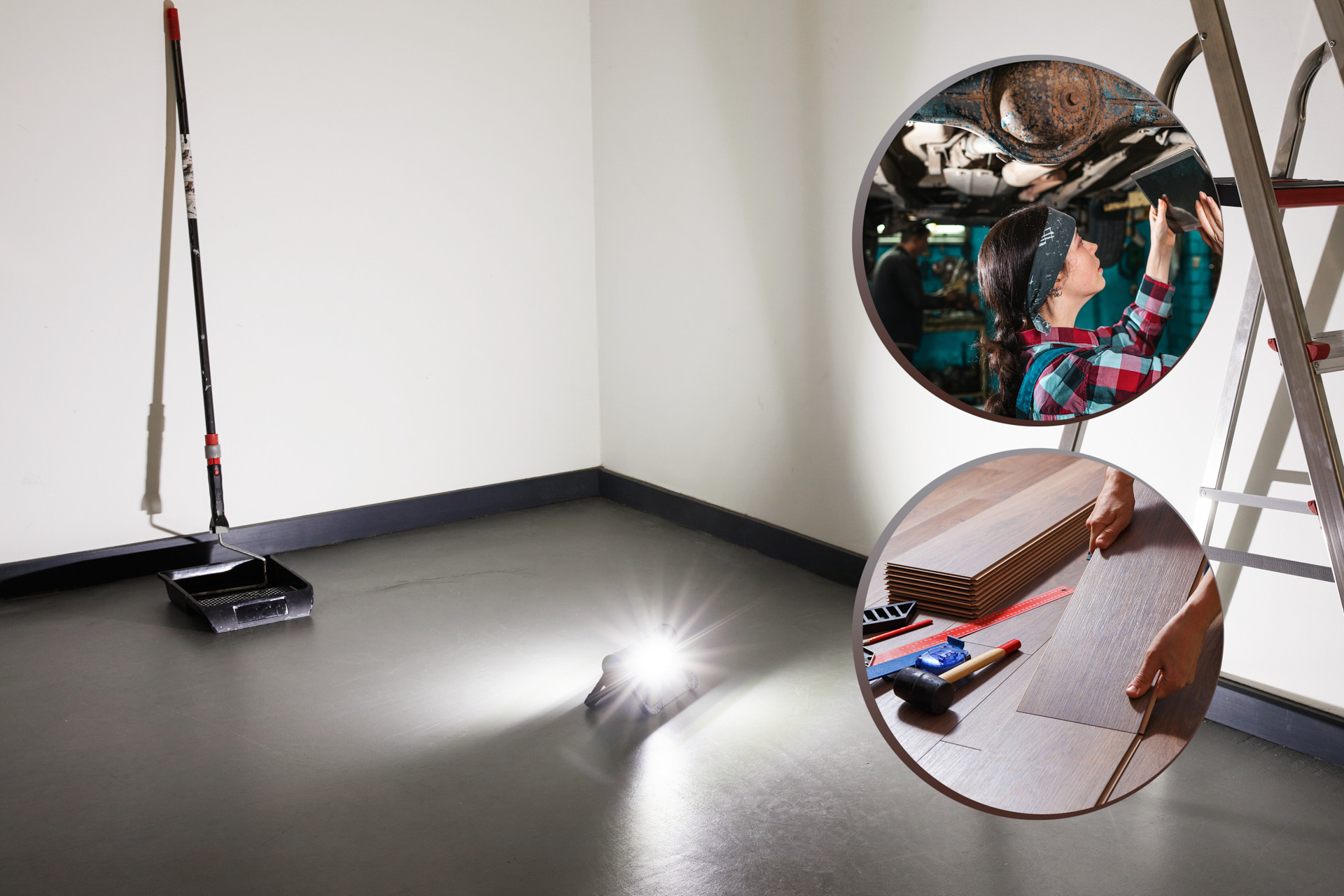 Lampe de travail portable
