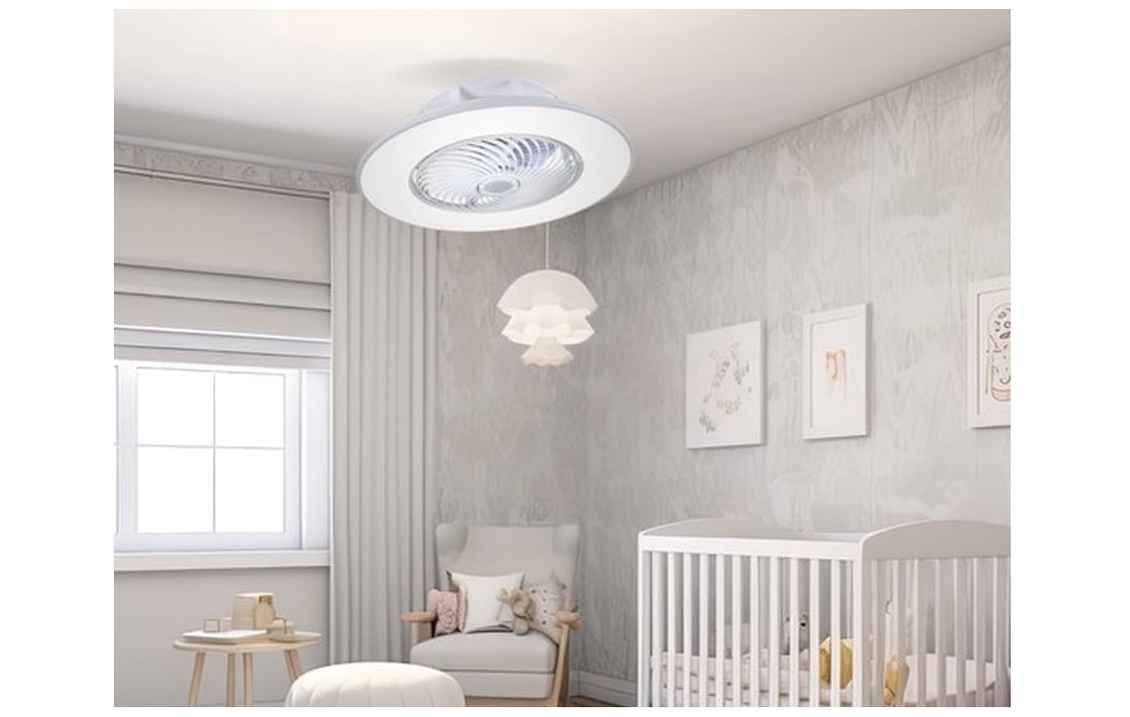 QECK!® Plafonventilator met Verlichting