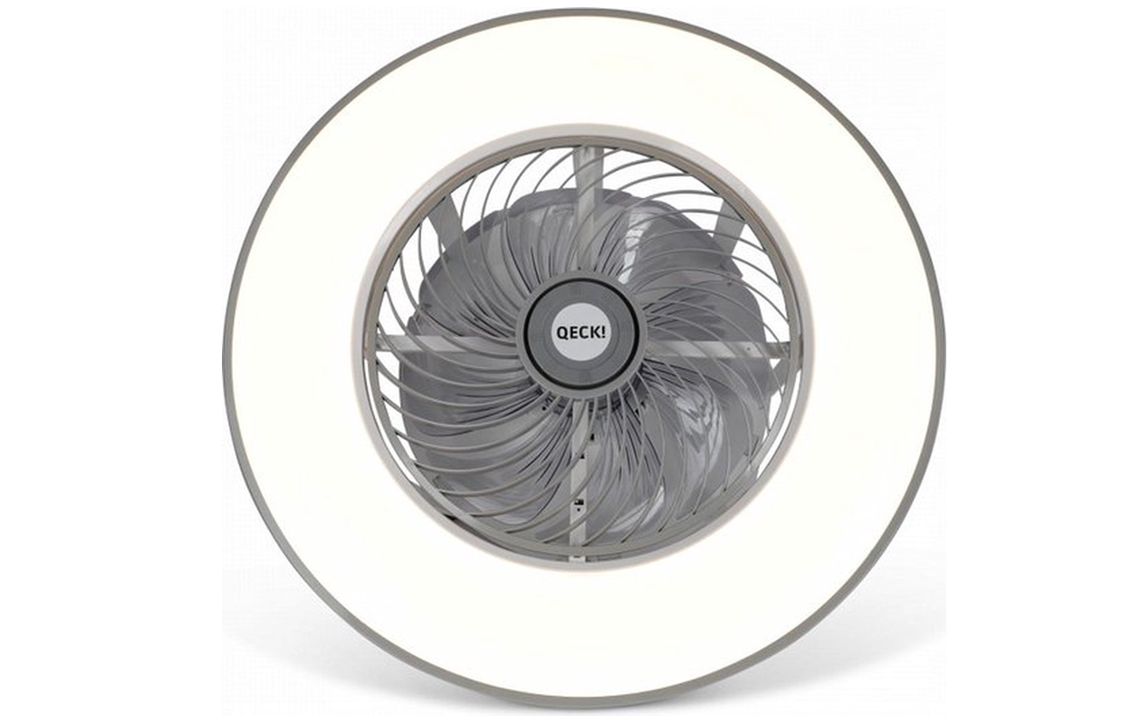 QECK!® Plafonventilator met Verlichting