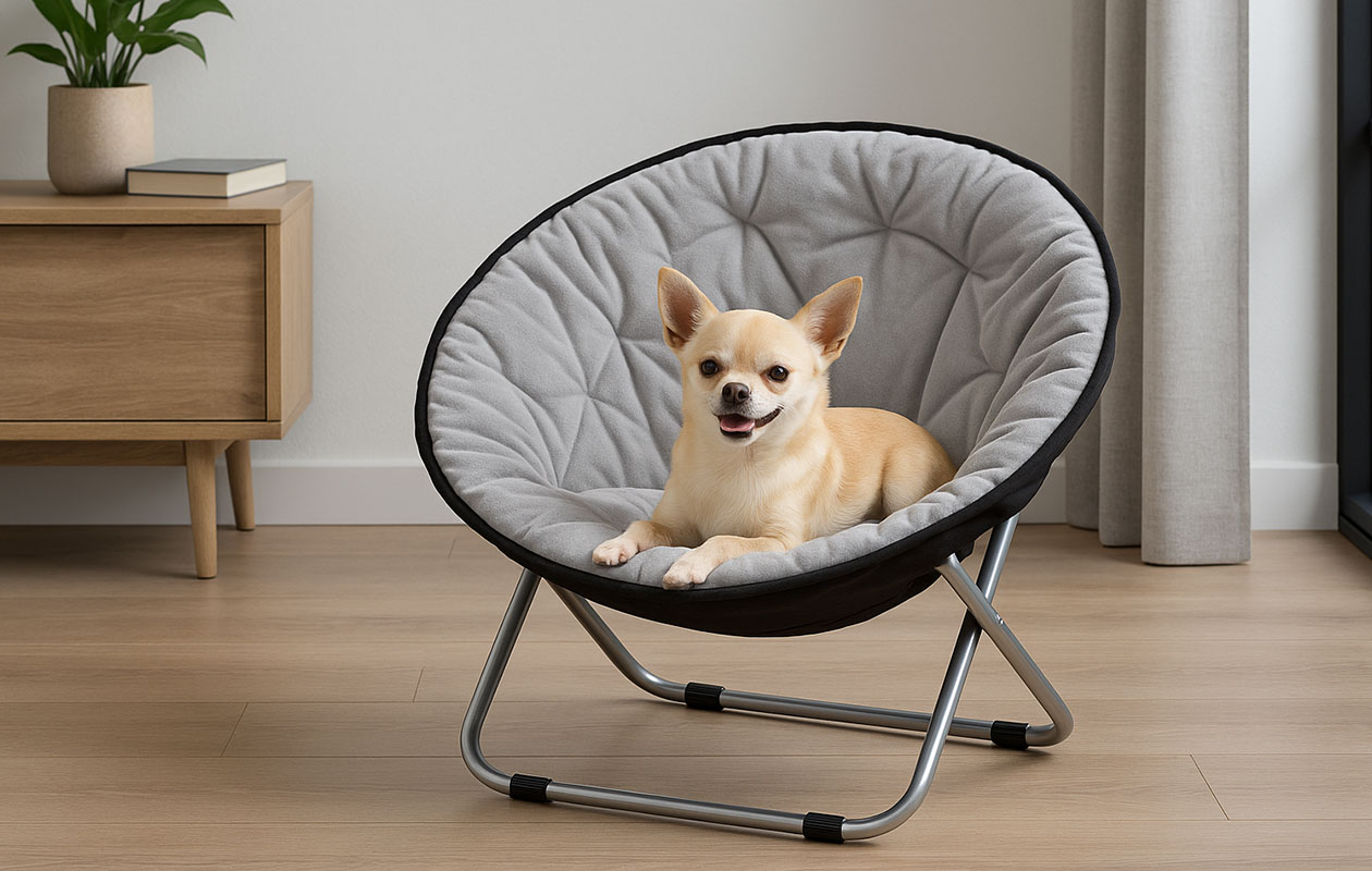 Relaxstoel voor kat of kleine hond – Grijs