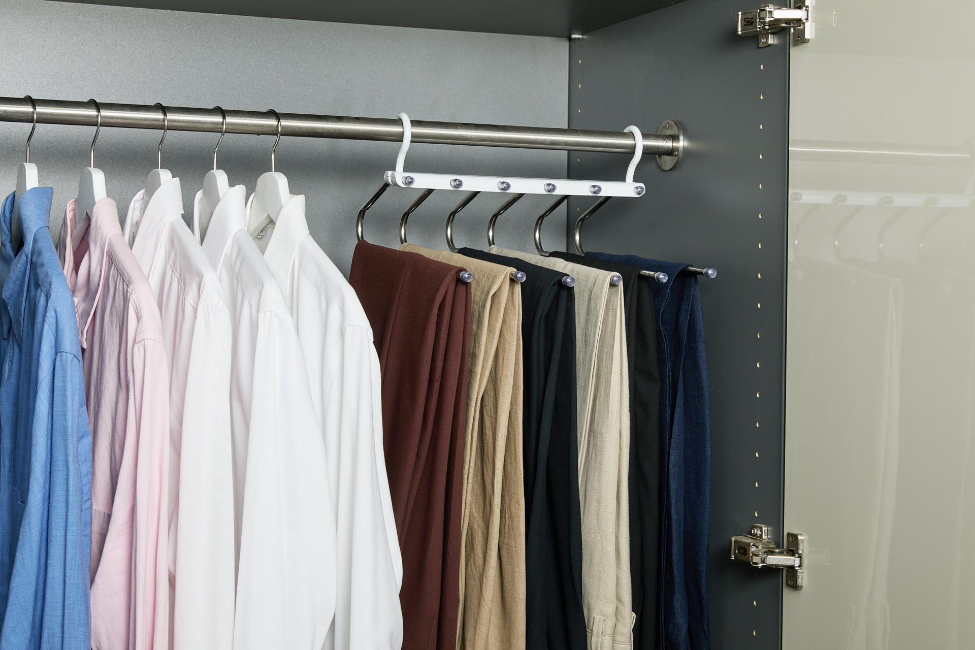 Ruimtebesparende kledinghanger - Set van 2