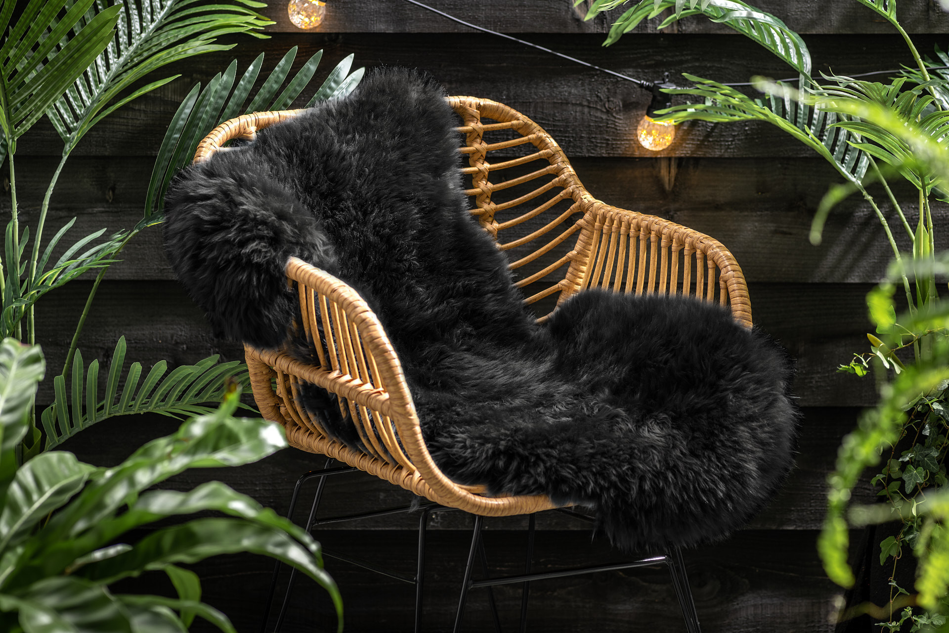 Schapenvacht XL - Zwart