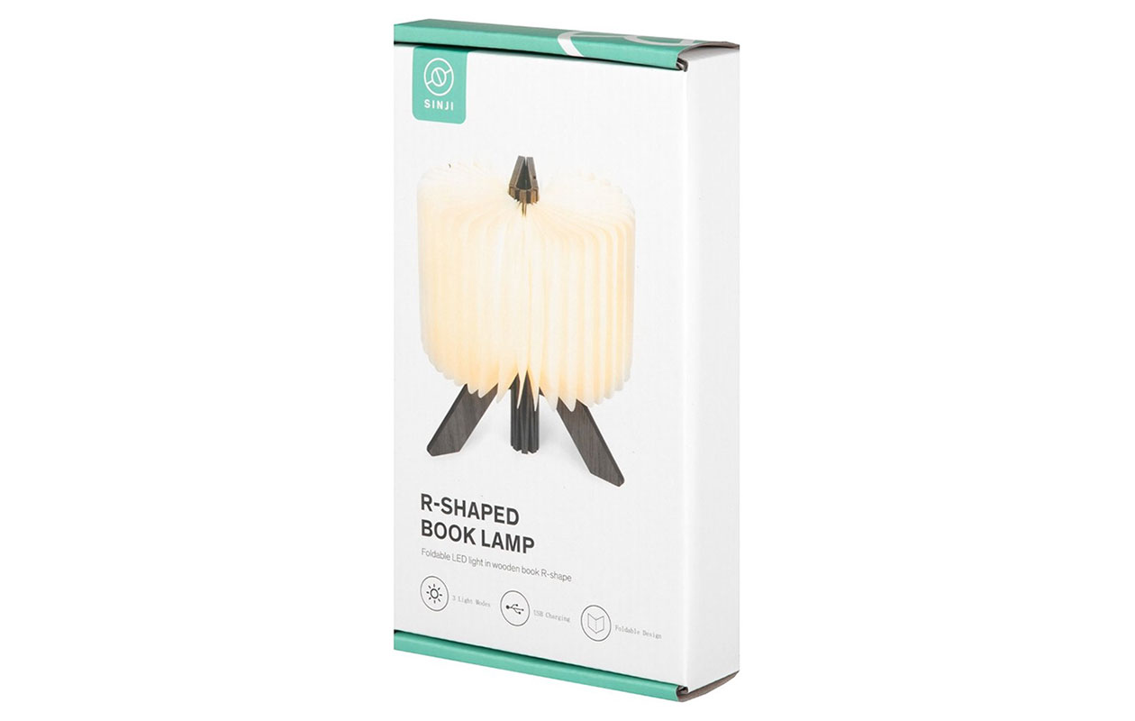 SINJI R-shape Book Lamp