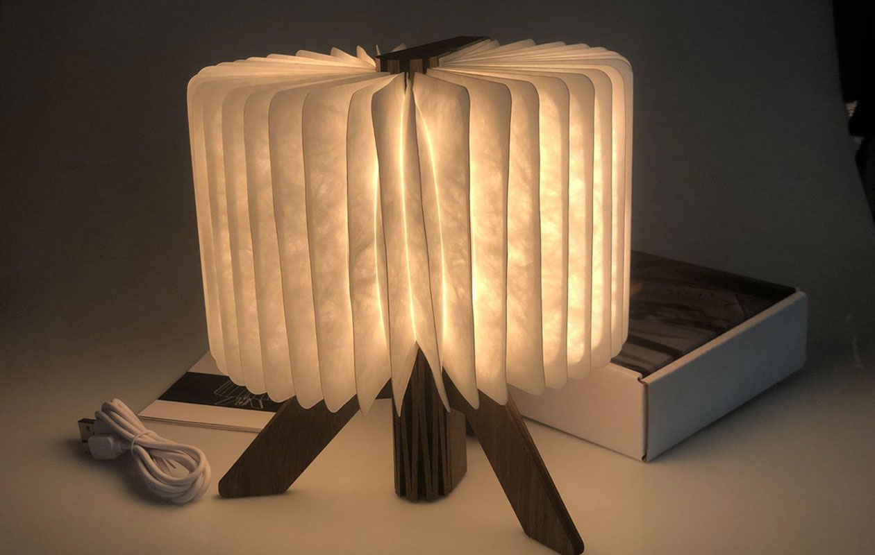 SINJI R-shape Book Lamp