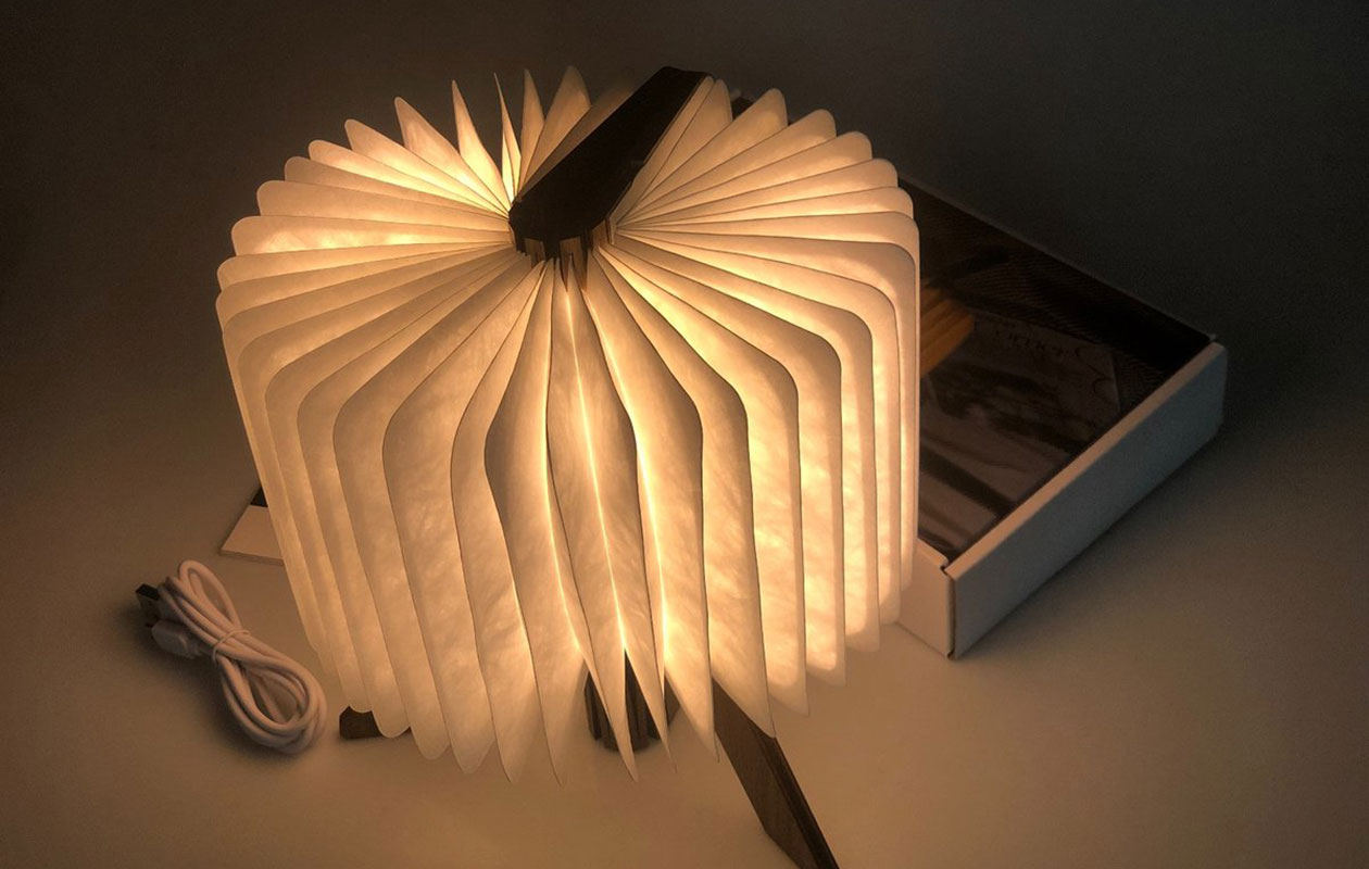 SINJI R-shape Book Lamp