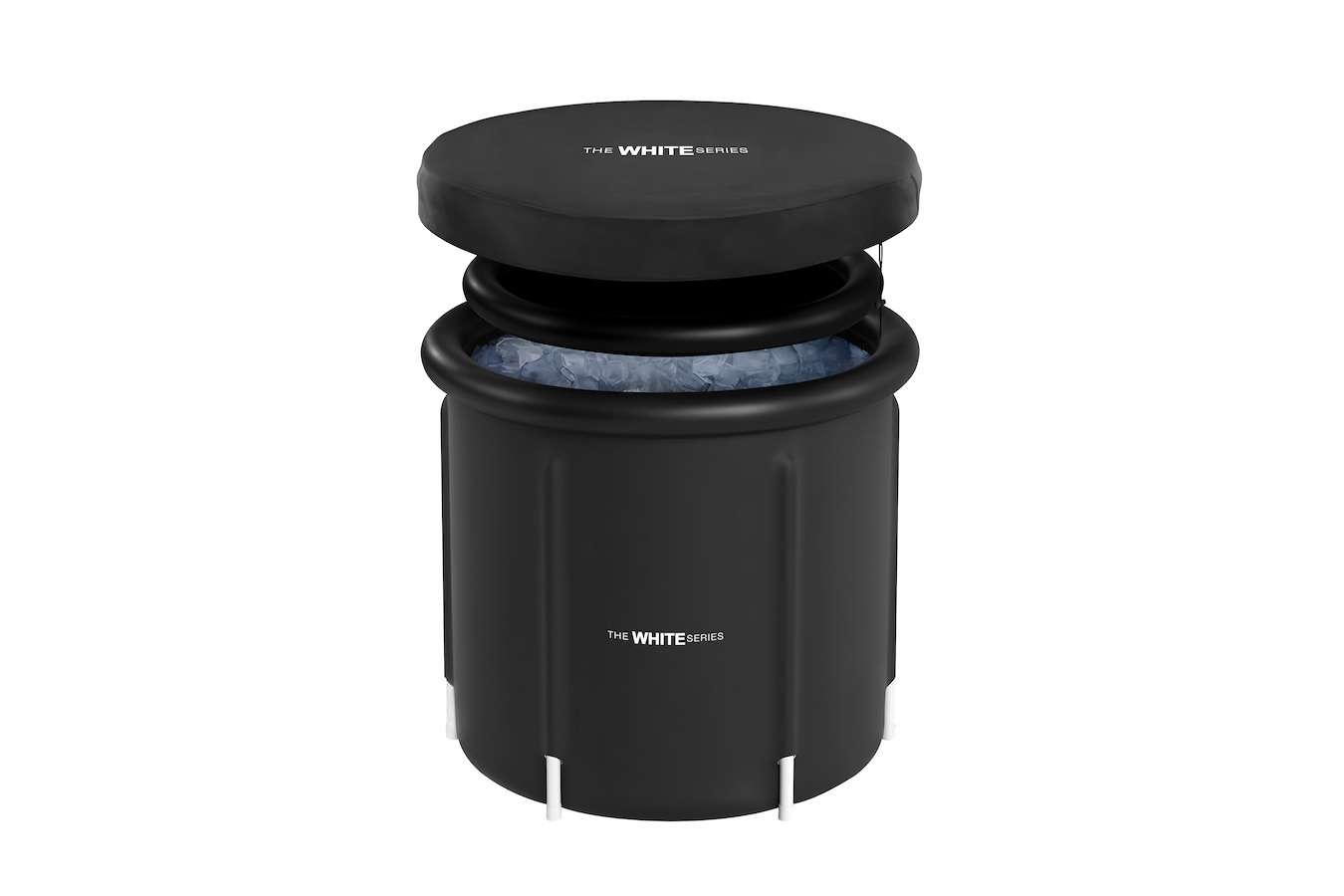 The White series - Opvouwbaar ijsbad - Extra groot - Met thermometer en deksel - 300 Liter