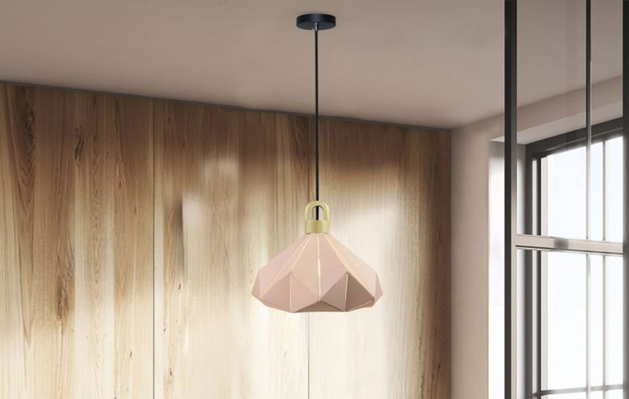 V-tac hanglamp - prisma roze
