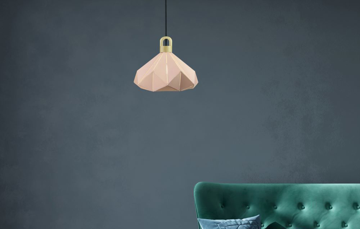 V-tac hanglamp - prisma roze