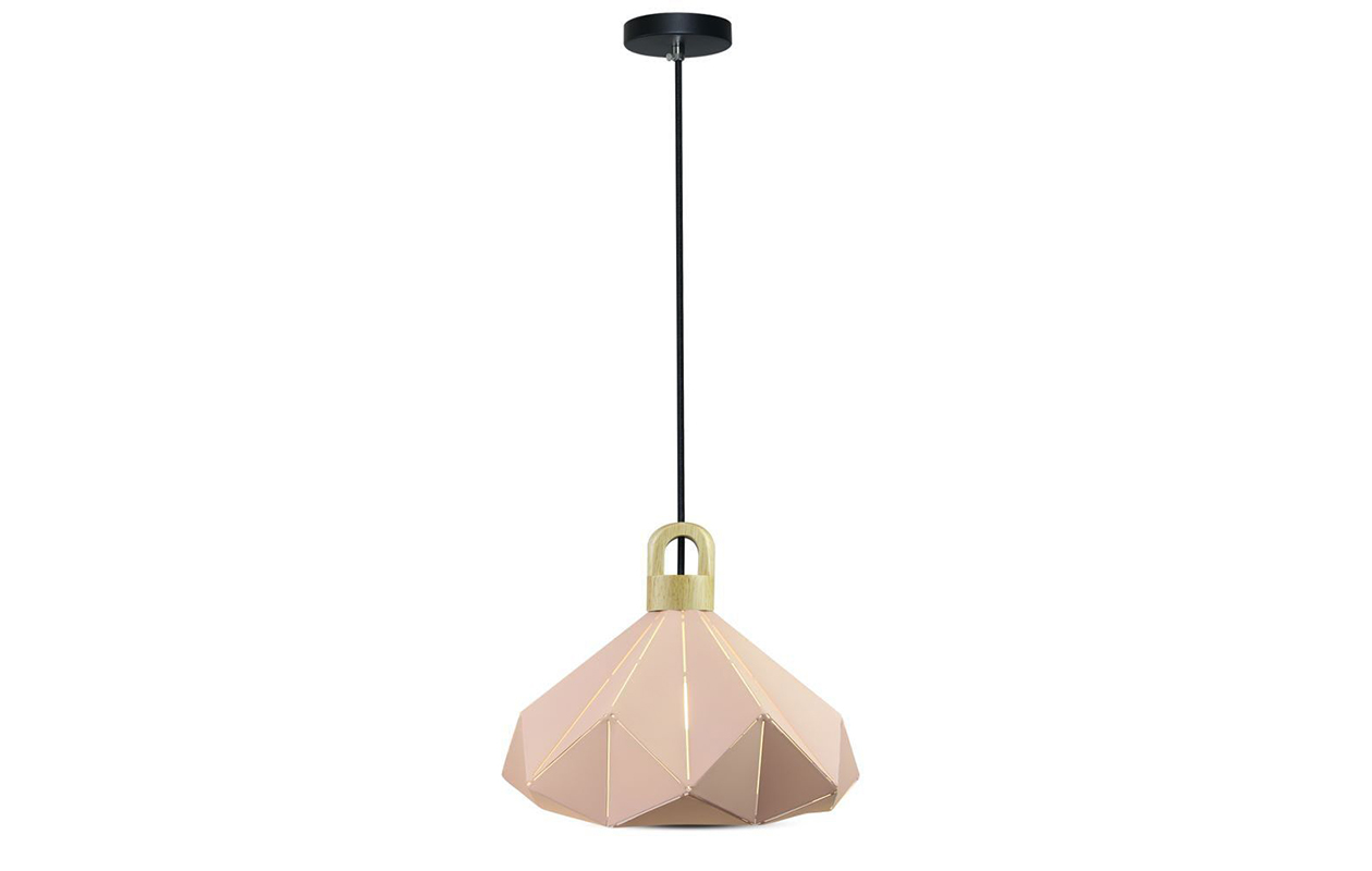 V-tac hanglamp - prisma roze
