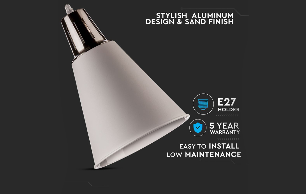 V-TAC Hanglamp - Zand / Wit