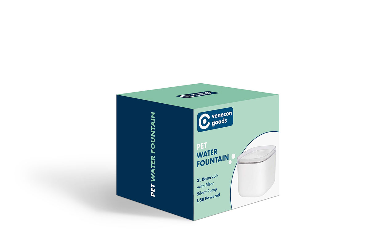 Fontaine à eau Venecon Goods pour chat et chien