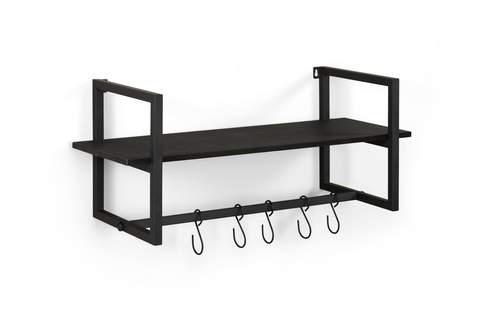 Wandkapstok Victor - Zwart