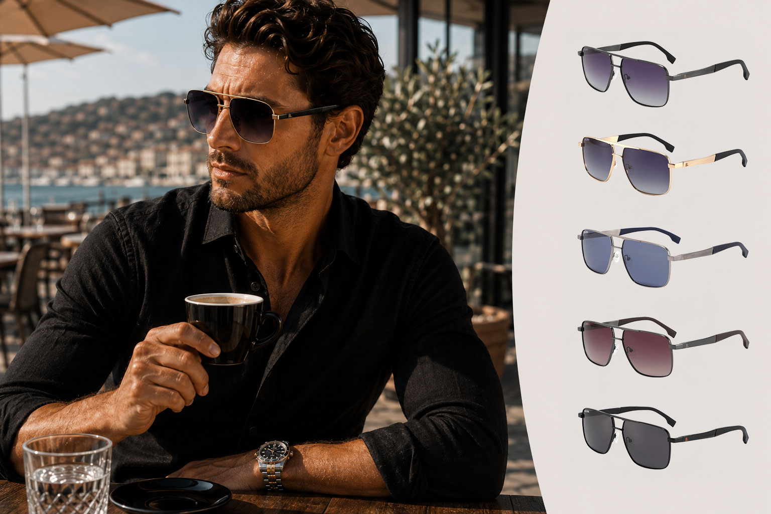 Lunettes de soleil pour homme Belluno Marvino
