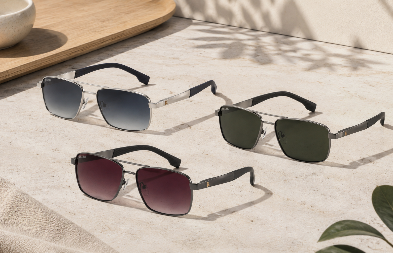 Lunettes de soleil Belluno Torvani pour homme