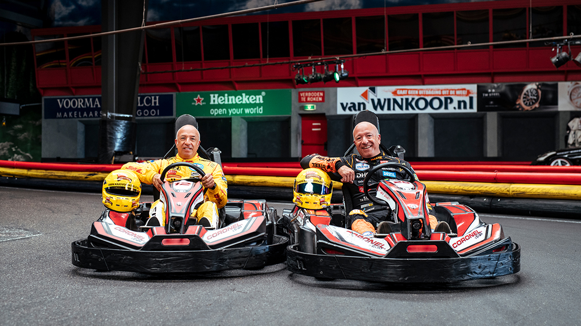 Radio 10 voor Alpe d’HuZes: kartclinic van Tim en Tom Coronel (10 p) 