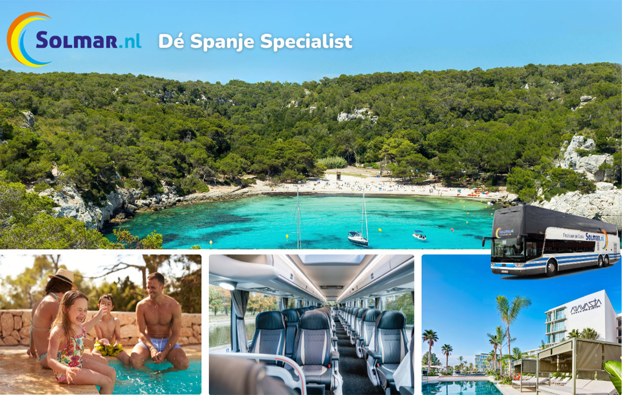 Kortingsvoucher van €50 voor een busreis naar Spanje incl. verblijf