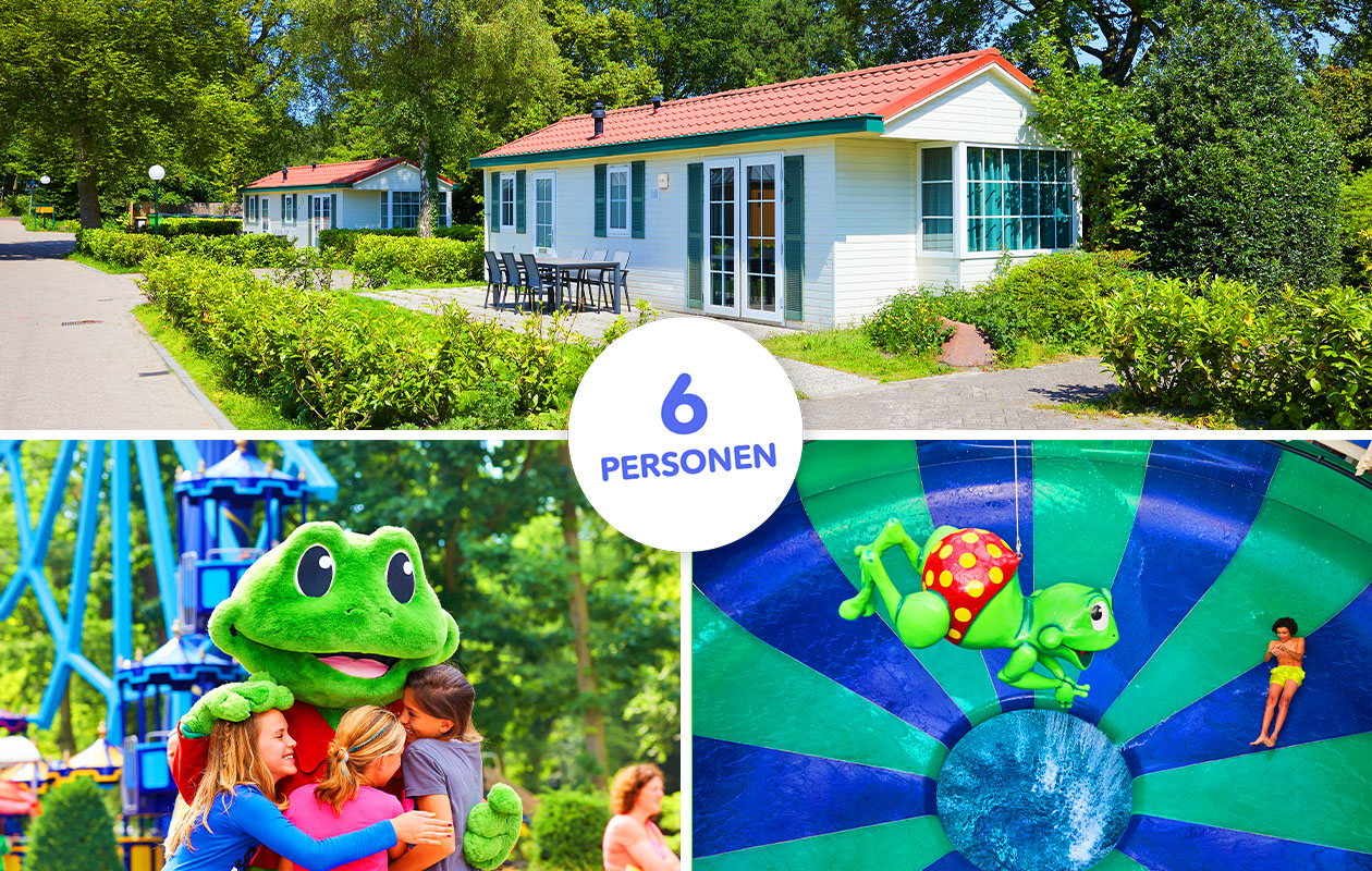 Verblijf in een 6-persoons Duingalow op Vakantiepark Duinrell