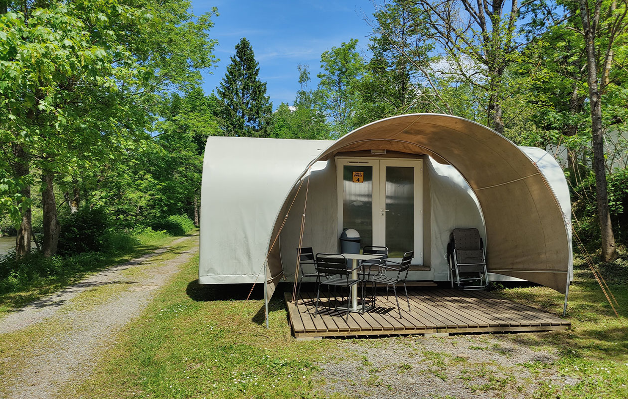 Verblijf in een CoCo Sweet op Camping Olympia in de Belgische Ardennen