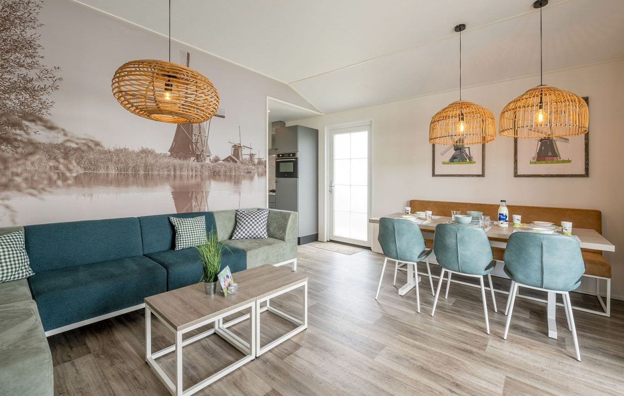 4 nachten in een Kinderdijk Cottage 6P op Familie Resort Molenwaard