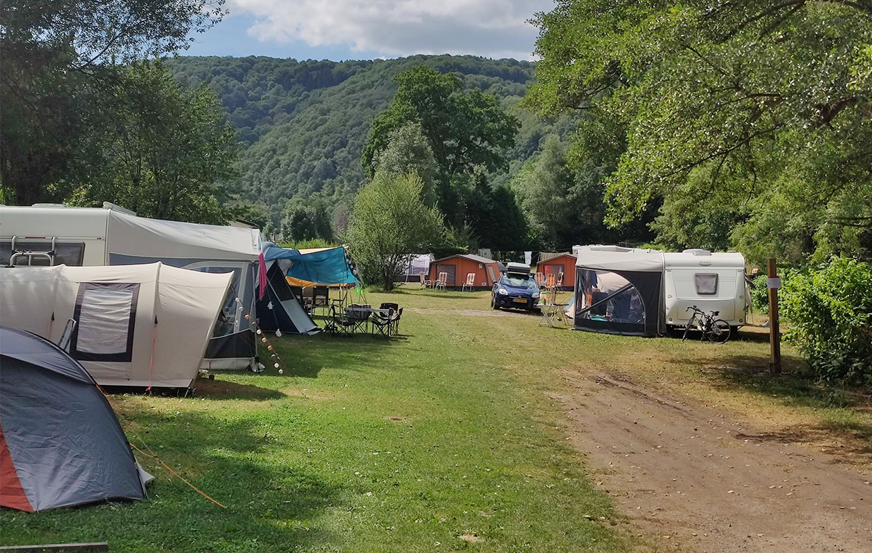 Kampeervakantie met eigen tent of caravan in de Belgische Ardennen
