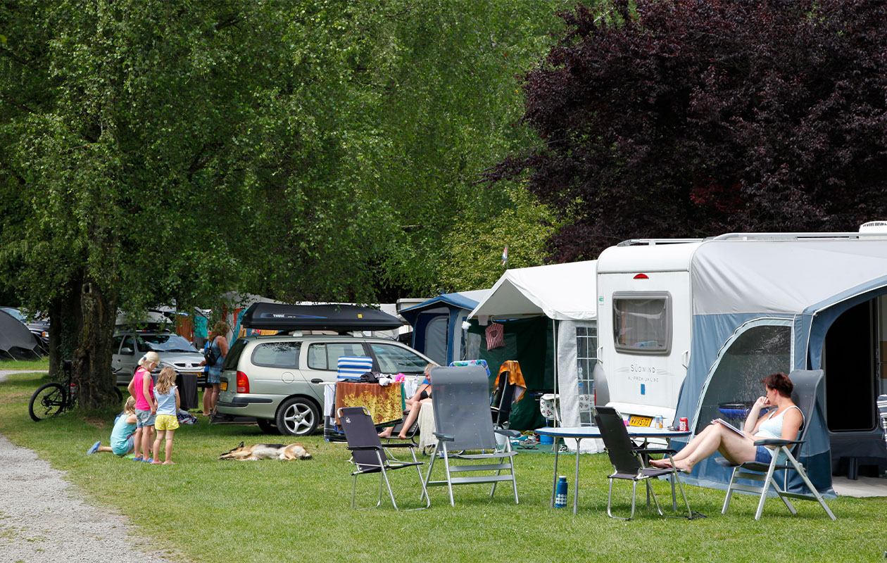 Kampeervakantie met eigen tent of caravan in de Belgische Ardennen