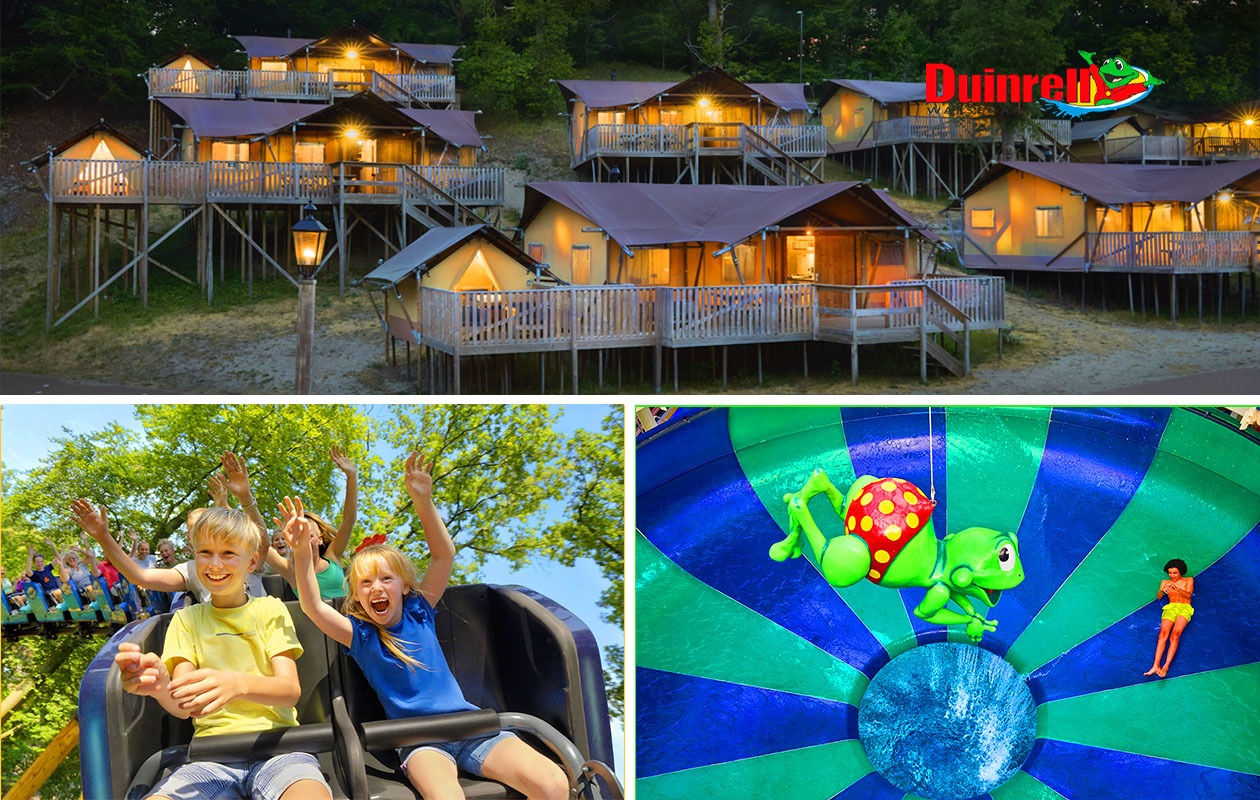 Verblijf in een 8-persoons Luxe Lodgetent op Vakantiepark Duinrell