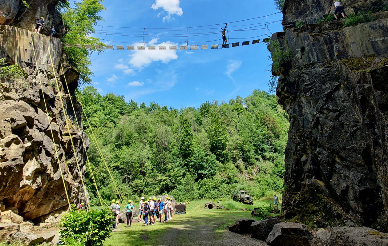 Verblijf in een Safaritent Junior op Camping Olympia in de Belgische Ardennen
