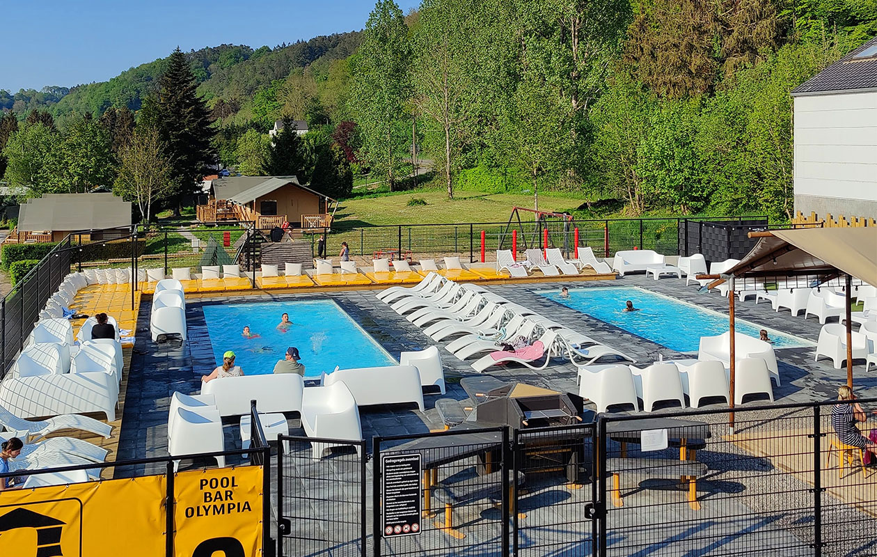 Verblijf in een Safaritent Junior op Camping Olympia in de Belgische Ardennen
