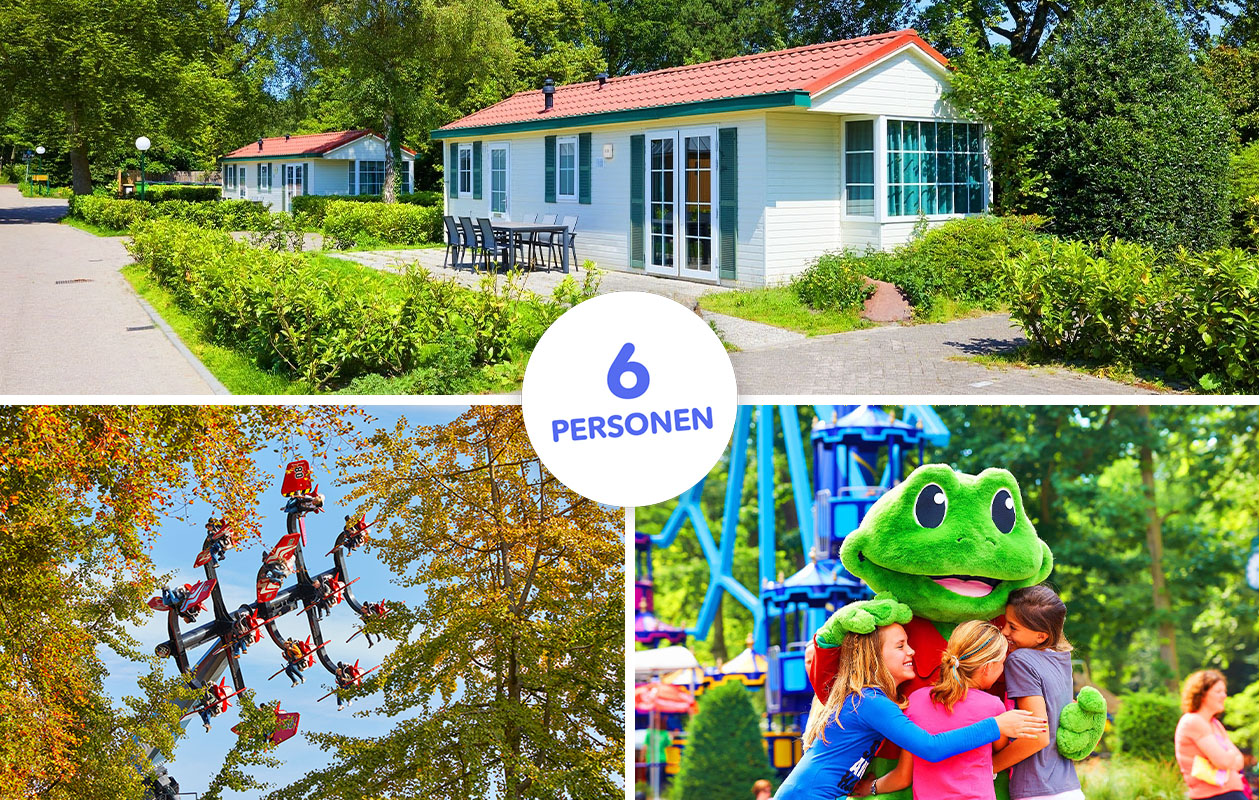 Verblijf in een 6-persoons Comfort Duingalow op Vakantiepark Duinrell