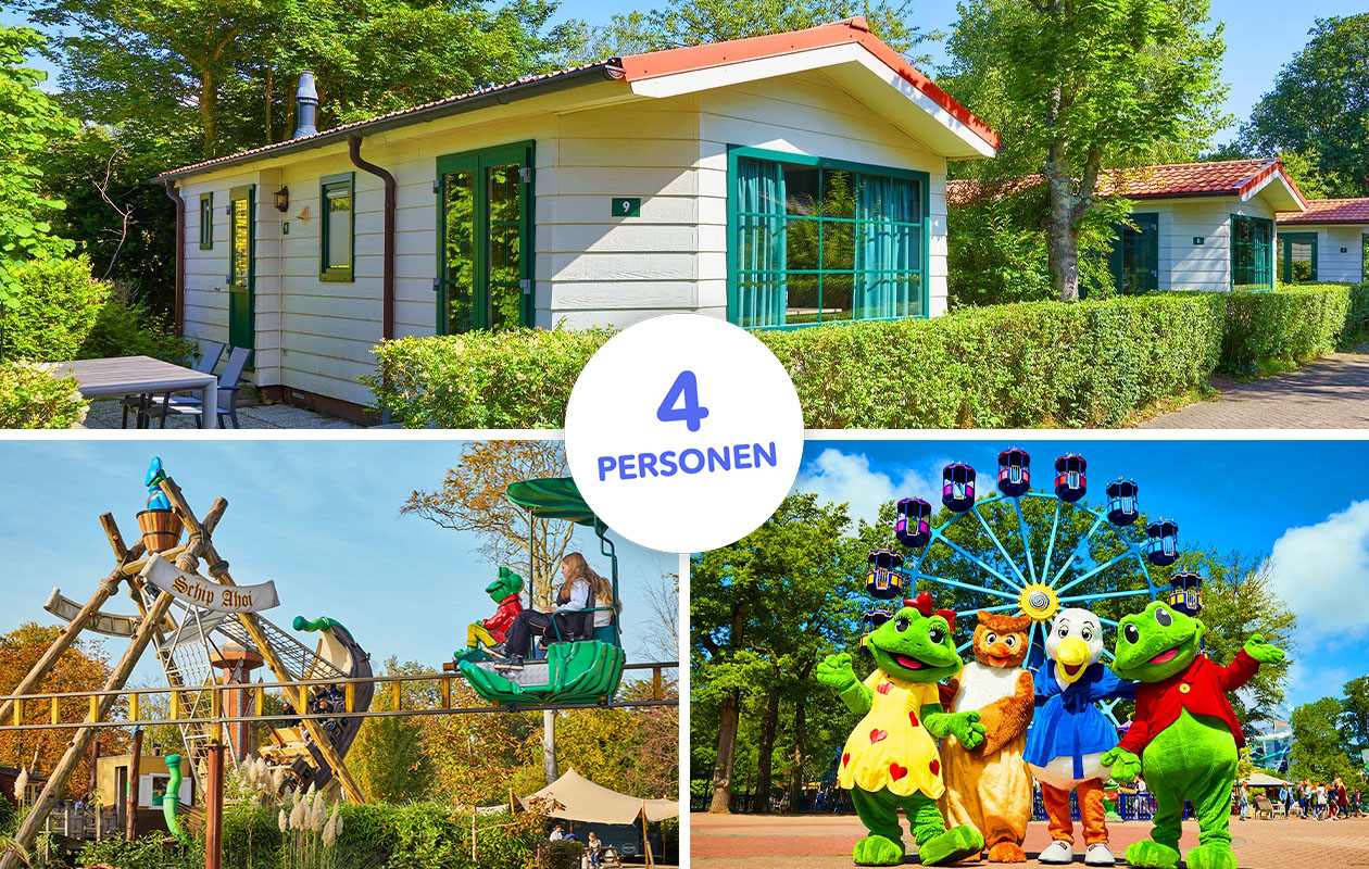 Verblijf in een 4-persoons Comfort Duingalow op Vakantiepark Duinrell