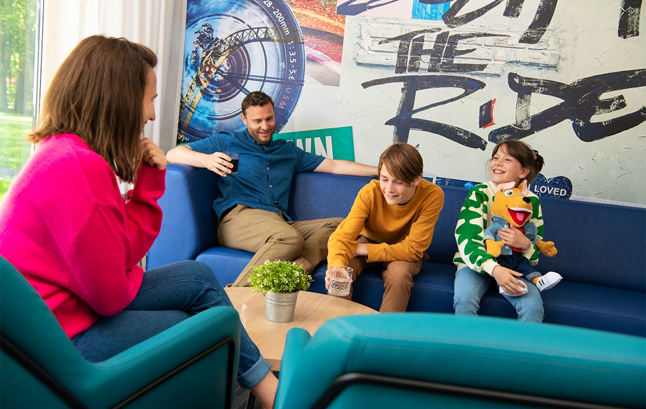 Verblijf 1 nacht in Walibi Village in een 4-persoons bungalow