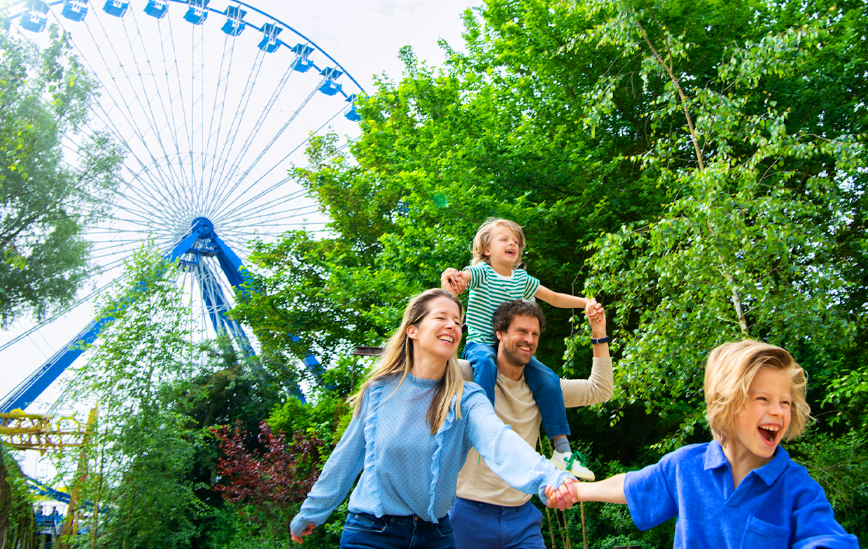 Verblijf 1 nacht in Walibi Village in een 4-persoons bungalow
