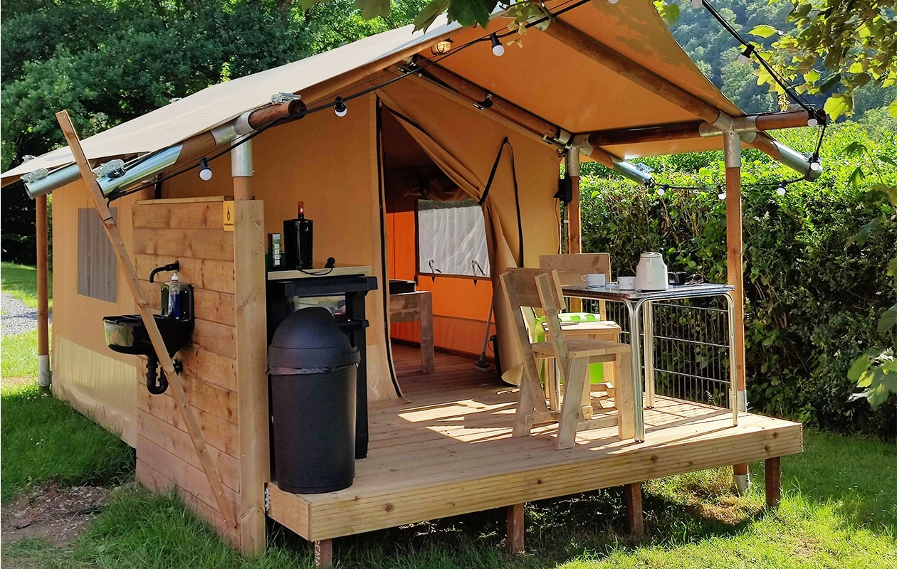 Zomervakantie in een Safaritent Junior in de Belgische Ardennen