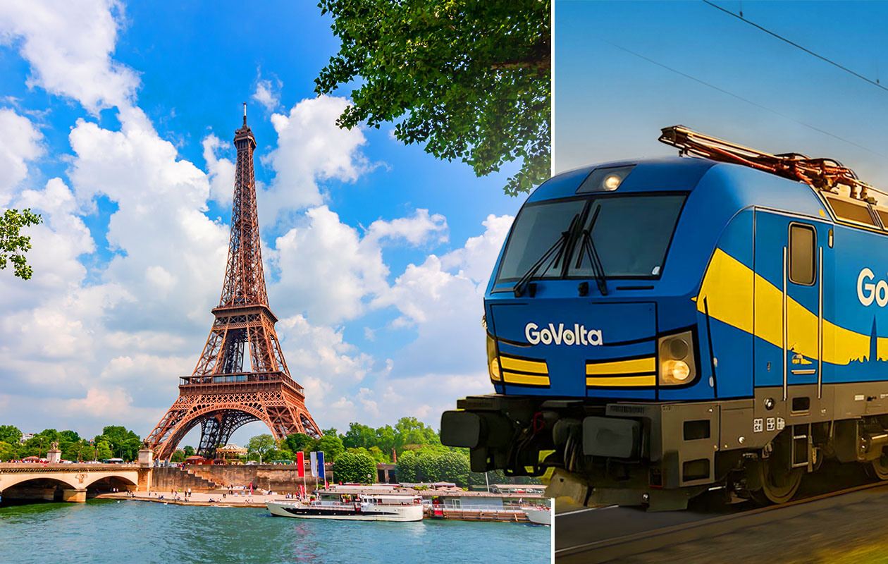 GoVolta-treinretour naar Parijs (1 persoon)