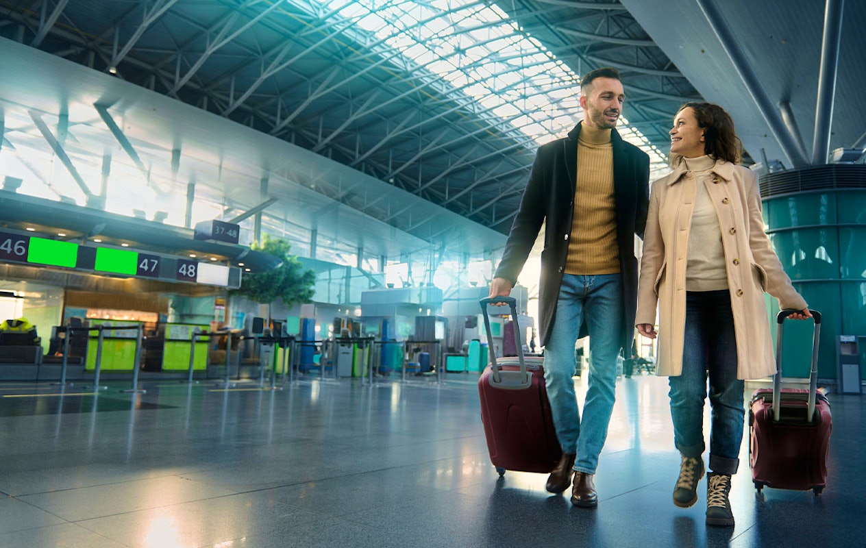 Retourvlucht naar keuze binnen Europa (2p.)