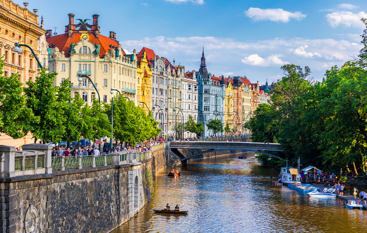  4-daagse treinreis Praag incl. verblijf (2p.)