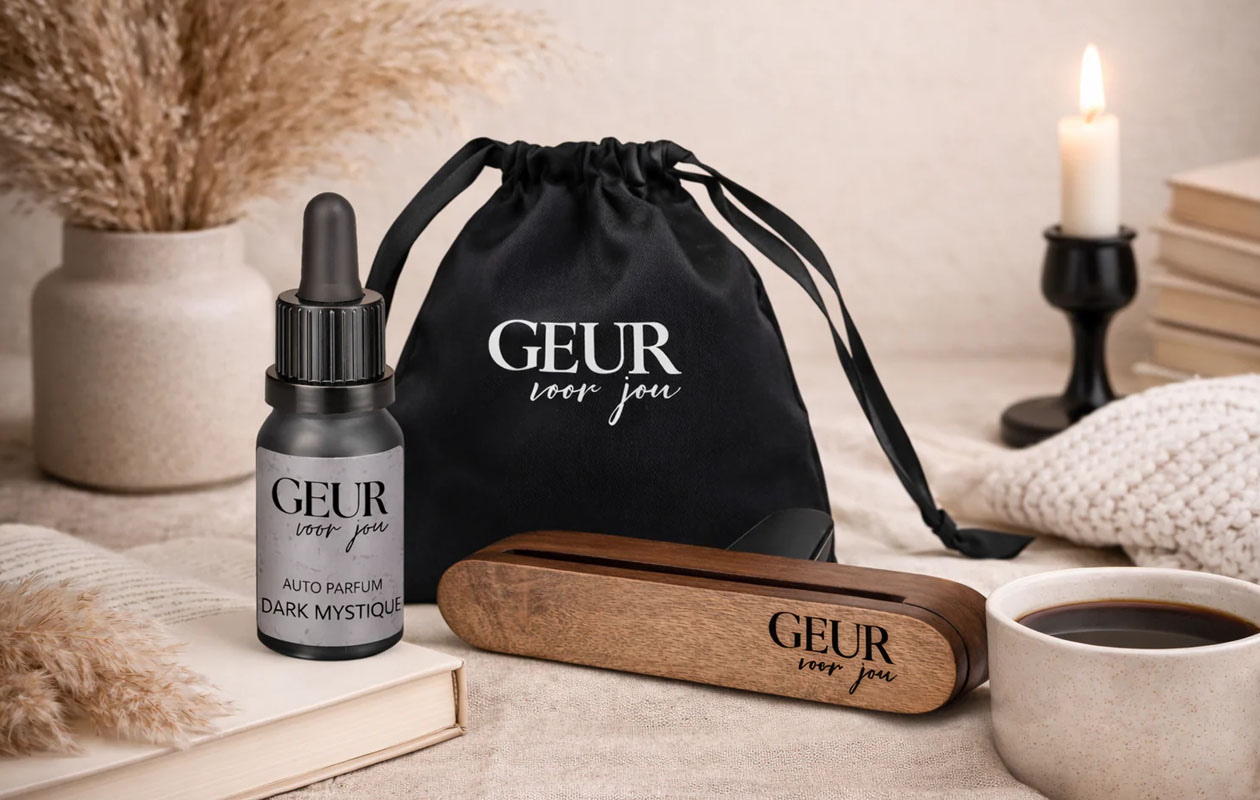 Coffret exclusif de parfum pour voiture de Geur voor jou