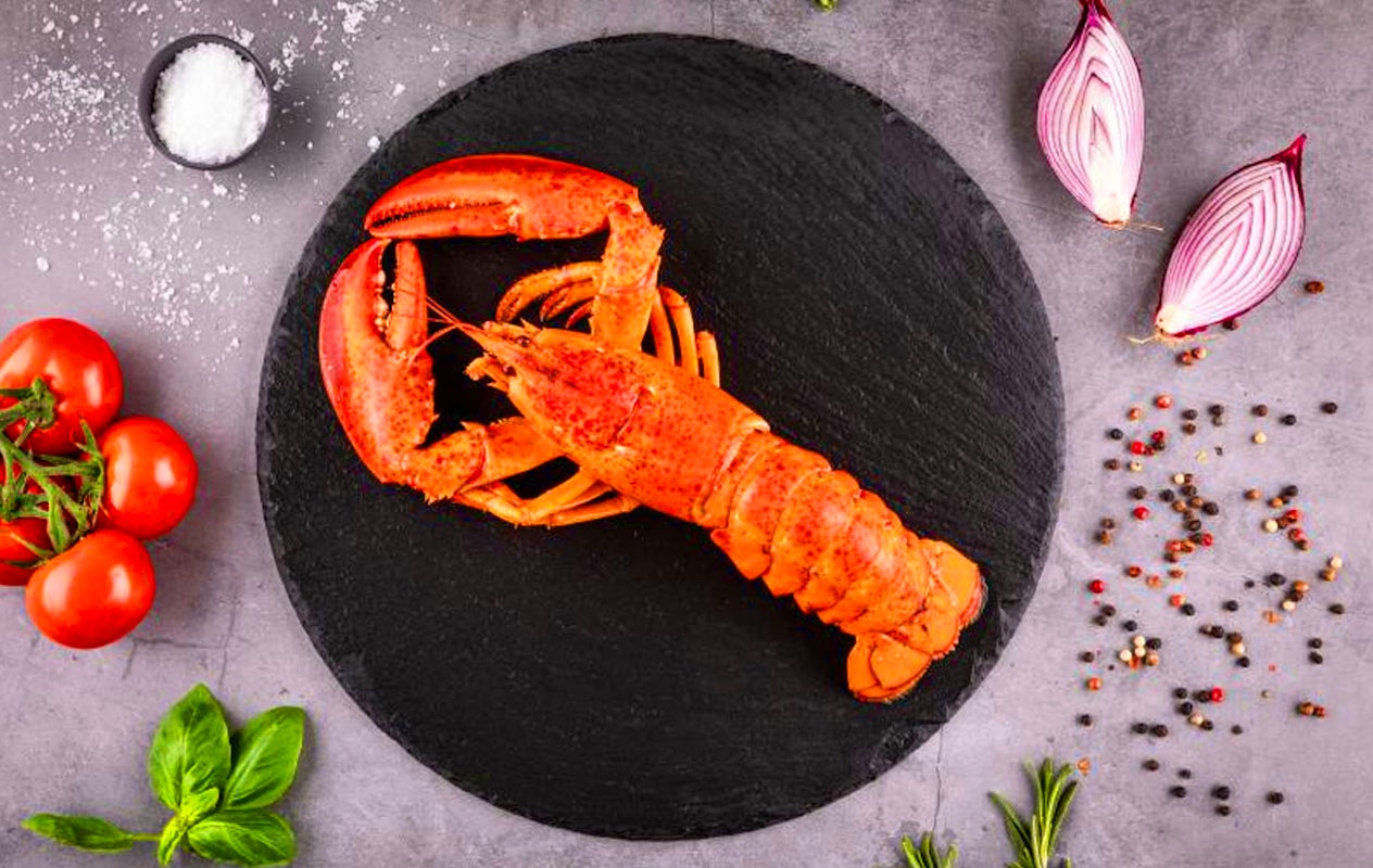 1 homard entier de BBQthuisbezorgd