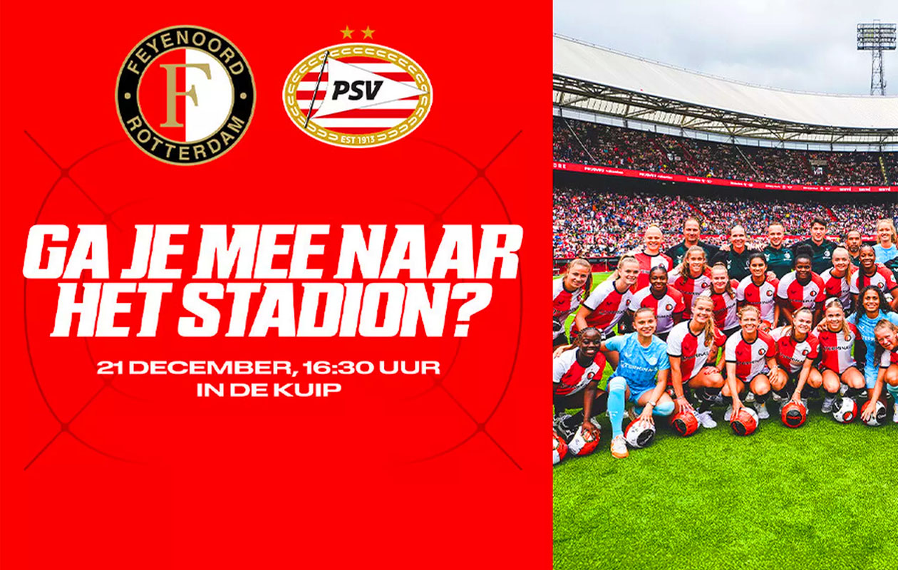 Feyenoord Vrouwen 1 tegen PSV in De Kuip (4p.)