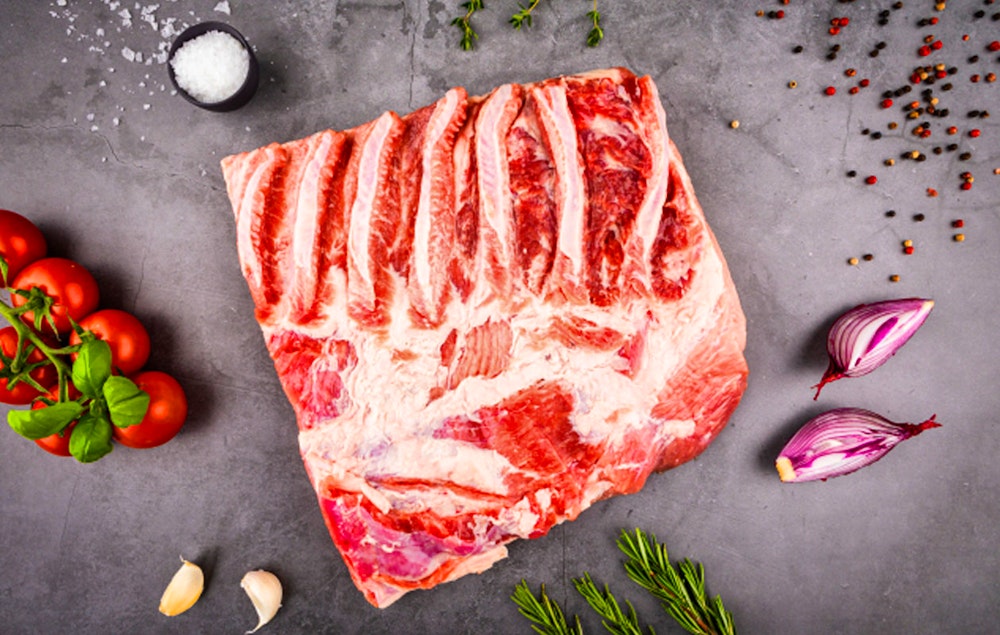 Mals buikspek aan 1 stuk van BBQthuisbezorgd