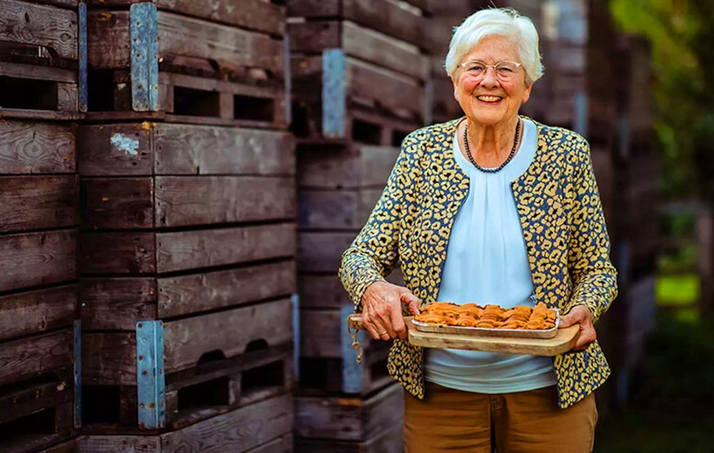 Oma's brievenbus taart of cake