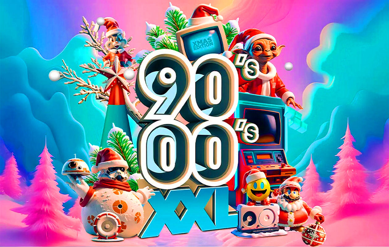 Ticket 90's XXL X-mas edition in Leeuwarden (2p.)