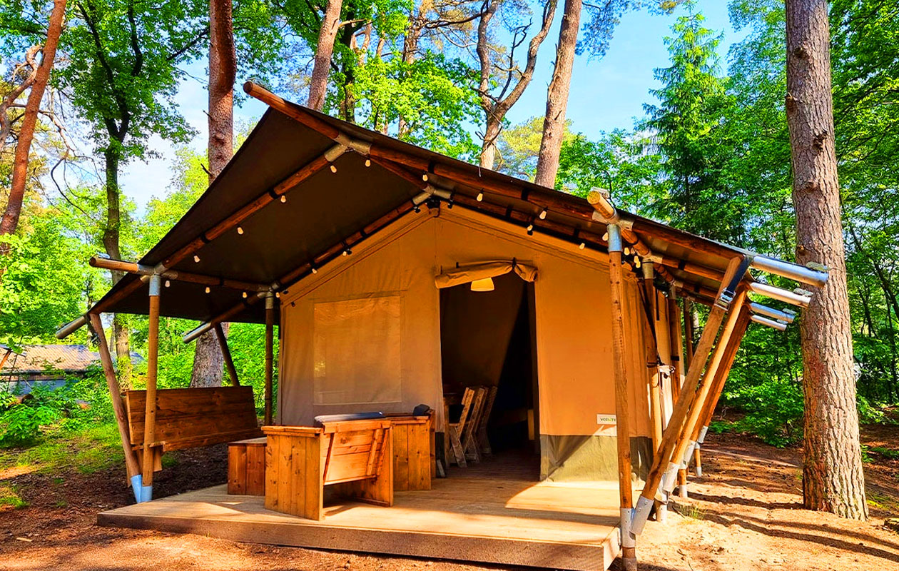 Waardebon van €100,- voor Glamping Voucher