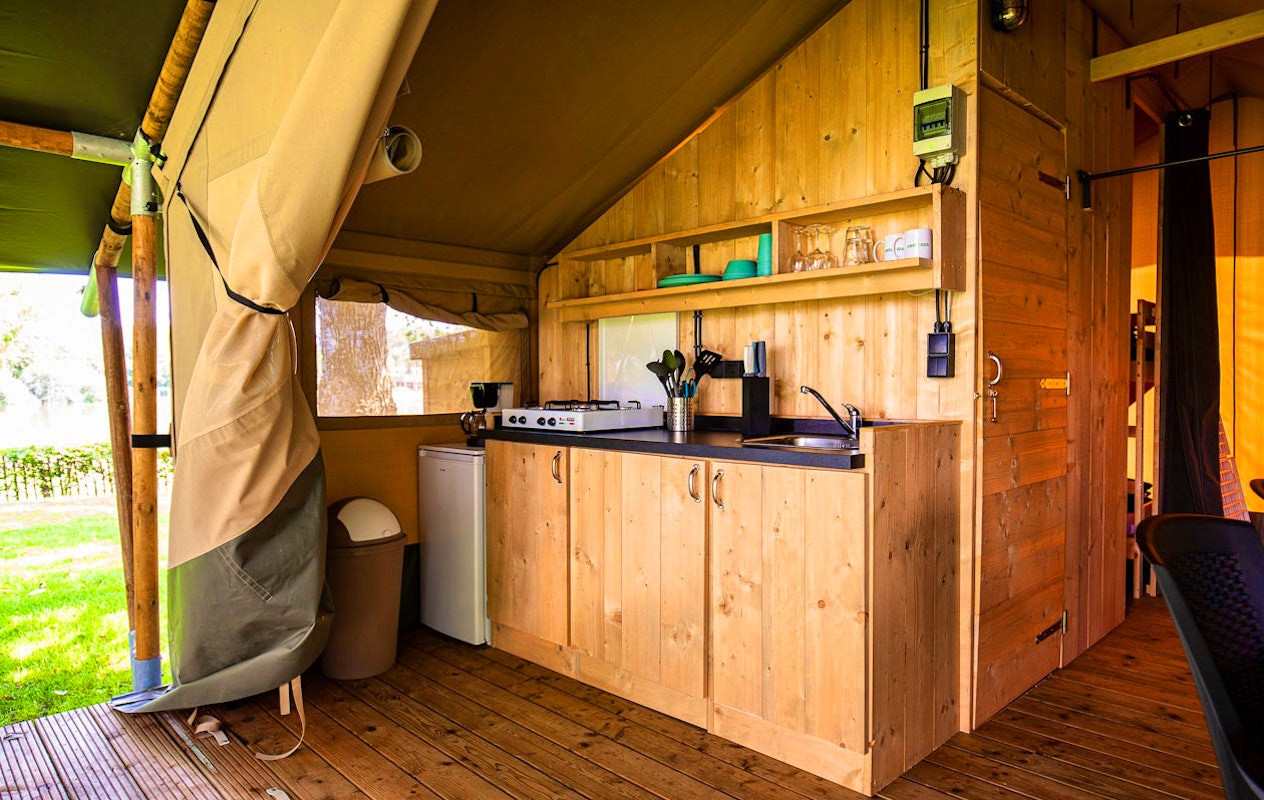 €100 korting voucher voor een Safaritent of Sun Lodge 